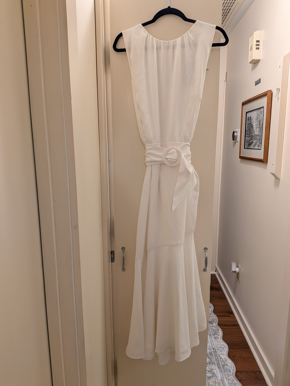 Sachin + Babi Ivory Sleeveless Camila Dress Engagement Wedding Graduation 20W